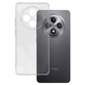 Itin plonas 1mm dėklas telefonui Oppo Reno 12F 5G permatomas