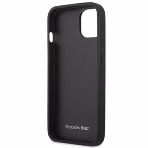 Mercedes MEHCP15MARMBK iPhone 15 Plus 6.7" juodas kietasis dėklas odinis Urban stiliaus