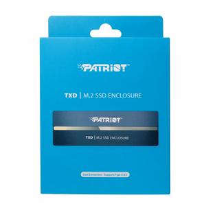 SSD dėklas PATRIOT MEMORY TXD M.2 NVME 1.3 iki 8TB (PV810UPNGM) pilkas