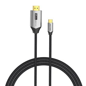 USB-C į HDMI 2.0 kabelis Vention CRBBG, 1,5 m, 4K 60Hz (juodas)