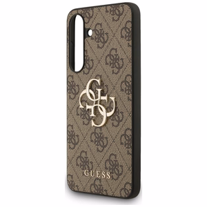 Guess Big 4G Classic Logo dėklas telefonui Samsung Galaxy S25 FE - rudas