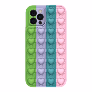 Širdies Pop It dėklas Iphone 11 spalva 5