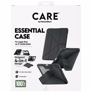 Care by PanzerGlass Y sulankstomas dėklas iPad Air 11" 2025 (7 kartos) / iPad Air 11" 2024 (6 kartos) - juodas