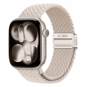TECH-PROTECT NYLONMAG APPLE WATCH 4 / 5 / 6 / 7 / 8 / 9 / SE / ULTRA 1 / 2 (42 / 44 / 45 / 49 MM) STARLIGHT