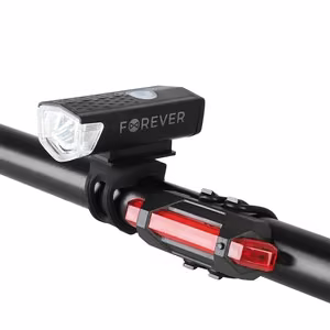 Dviračio žibintų rinkinys Basic BLG-100 Forever Outdoor