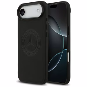 Mercedes Leather Vintage Logo MagSafe Чехол для iPhone Air - чёрный