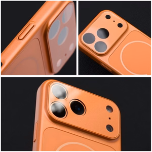 Dėklas MAKE 17 (MagSafe) skirtas iPhone 15 Pro Max oranžinis