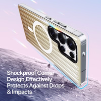 Dėklas Dux Ducis Zest Samsung S938 S25 Ultra Gradient Desert Gold