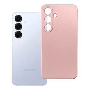 Metalinis dėklas telefonui SAMSUNG S25 rožinis
