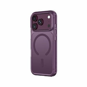 AmazingThing Minimal Mag Drop Proof 3 Lens dėklas, skirtas iPhone 18 Pro Max, su dirželio tvirtinimu, suderinamas su MagSafe – violetinis