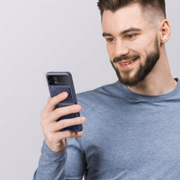 Dėklas Dux Ducis "Venice" skirtas Samsung F711 Z Flip3 mėlynas