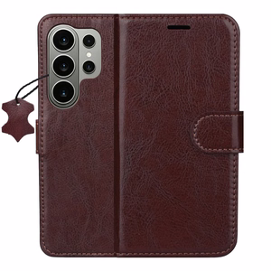 Smart Luxe odinis dėklas skirtas Samsung Galaxy S26 Ultra rudas