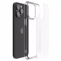Spigen Ultra Hybrid dėklas telefonui iPhone 15 Pro - skaidrus matinis