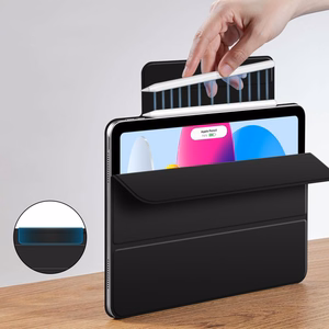 Tech-Protect Smartcase magnetinis dėklas iPad 10.9” 2022 / iPad 11” 2025 planšetiniam kompiuteriui - juodas