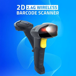 Qoltec 50856 Belaidis brūkšninių kodų skaitytuvas 1D 2D | 2,4 GHz