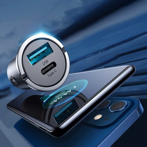 Įkroviklis automobilinis Joyroom (C-A35) (1xUSB-C; 1xUSB; 4.8A 45W) juodas