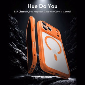 ESR Classic Hybrid MagSafe dėklas, skirtas iPhone 18 Pro / 17 Pro, oranžinis