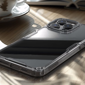 Nillkin Nature Pro dėklas telefonui iPhone 16 Pro - permatomas ir baltas
