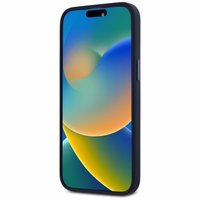 Karl Lagerfeld Silikoninis Shadow Metal Initial Magnetinis dėklas telefonui iPhone 15 Pro Max juodas