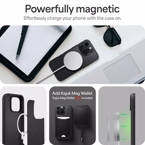 Spigen Cyrill Classic Charm Magnetinis dėklas iPhone 16 Pro Max - juodas