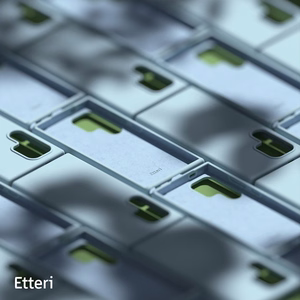 Etteri Silikoninis dėklas for Samsung Galaxy S24 FE šviesiai mėlynas