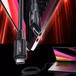 Acefast C4-03 Black USB-C - USB-C PD QC кабель 100W 5A 480Mb/s 2m - черный