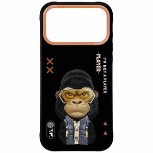 Nimmy Cool&Cute 2.0 Gorilla dėklas iPhone 17 Pro - juodas