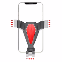 Gravity išmaniojo telefono automobilinis laikiklis, sidabrinis (YC07)