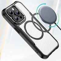 Defender Carbon magnetinis dėklas iPhone 14 Pro Max 6,7 juodas