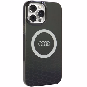 Audi IML Big Logo Magnetinis dėklas iPhone 13 Pro Max - juodas