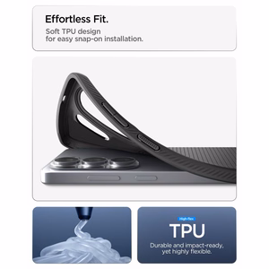 SPIGEN dėklas LIQUID AIR MAG, suderinamas su MagSafe, skirtas SAMSUNG S26 Ultra, matinis, juodas