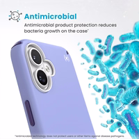 Speck Presidio2 Pro ClickLock & MagSafe - iPhone 16 Plus dėklas (Future Lavender / Cassis violetinis / baltas)