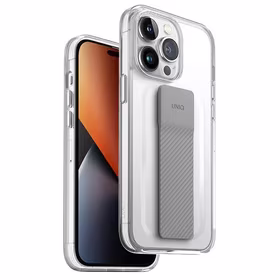 Uniq Heldro Mount dėklas telefonui iPhone 14 Pro Max - skaidrus