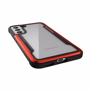 X-Doria Raptic Shield Pro dėklas, skirtas Samsung Galaxy S22+ 5G, su antimikrobine apsauga, raudonas