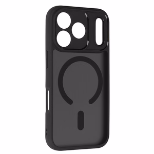Pilnai matinis magnetinis dėklas Iphone 17 Pro Max juodas