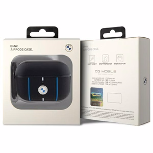 BMW Spalvų linijų dėklas AirPods Pro 2 - juodas (m)