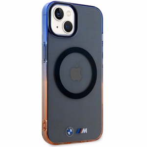 Dėklas BMW BMHMP14SHTGE iPhone 14 6.1" pilka/pilka kietas dėklas Gradientinis Bamperis MagSafe