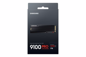 SSD diskas SAMSUNG 9100 Pro 1TB M.2 PCIe Gen5 NVMe TLC Skaitymas 14700 MB/s Rašymas 13300 MB/s
