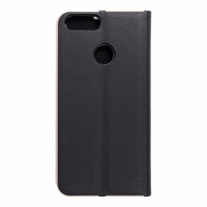 LUNA Book Gold dėklas telefonui HUAWEI P Smart juodas