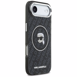 Karl Lagerfeld IML Karl Head Logo MagSafe dėklas, skirtas iPhone 17 Air, juodas