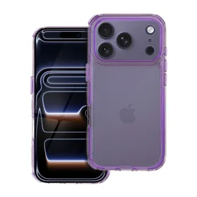 MATRIX CLEAR dėklas telefonui IPHONE 17 Pro šviesiai violetinis