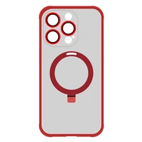 Tel Protect Magical magnetinis MagSafe dėklas su stovu Iphone 15 Plus, raudonas