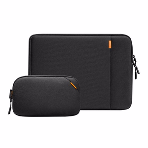 Nešiojamojo kompiuterio įmautės rinkinys 14'' Tomtoc Defender-A13 (juoda)