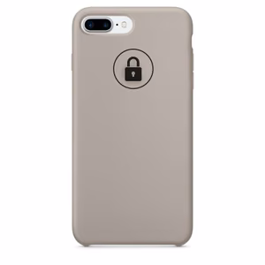 Dėklas "Silicone Case" skirtas iPhone 7 Plus (8 Plus) / Pebble / su įpakavimu