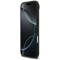 Guess 4G Circle Classic Logo Magnetinis dėklas telefonui iPhone Air - juoda