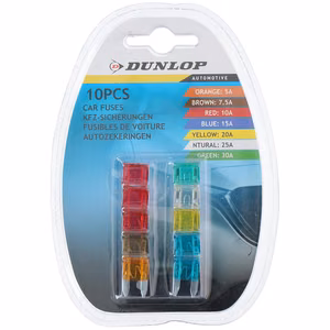 Автомобильные предохранители Dunlop, 10 шт.