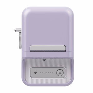 Niimbot B21 Pro nešiojamas etikečių spausdintuvas (violetinis)