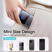 Išorinė baterija Joyroom "JR-PR1" juoda 10000mAh (22.5W)