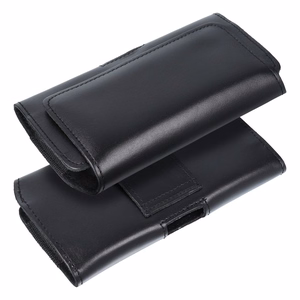 ROYAL universalus horizontalus odinis diržo dėklas dydis 2XL SAMSUNG A21s / S20 ULTRA / S21 ULTRA / A70 / A71 / XIAOMI REDMI 9 / HUAWEI P SMART PRO juodas