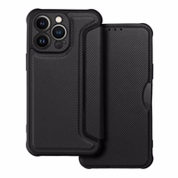 RAZOR knygos tipo dėklas telefonui iPhone 13 Pro juodas